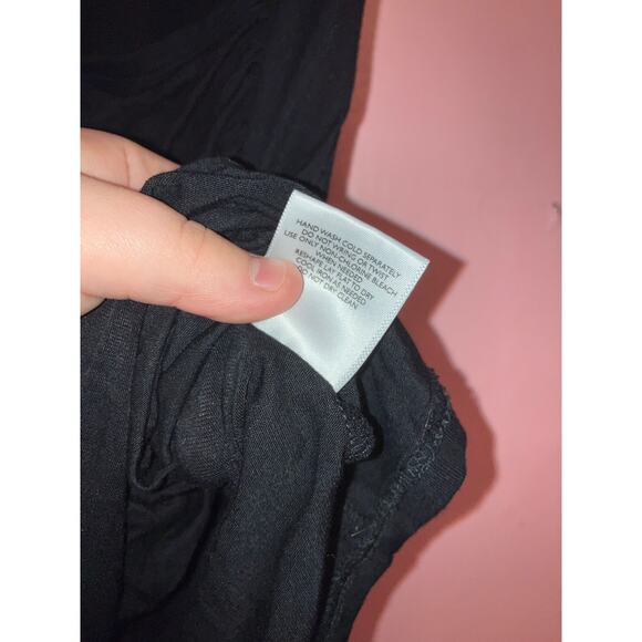 Mod Cloth black faux wrap style top size 1X - Picture 4 of 5